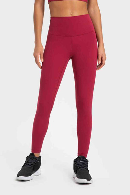Millennia Highly Stretchy Wide Waistband Yoga Leggings - FitFemme.Shop