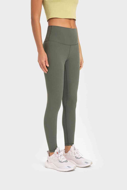 Millennia Highly Stretchy Wide Waistband Yoga Leggings - FitFemme.Shop