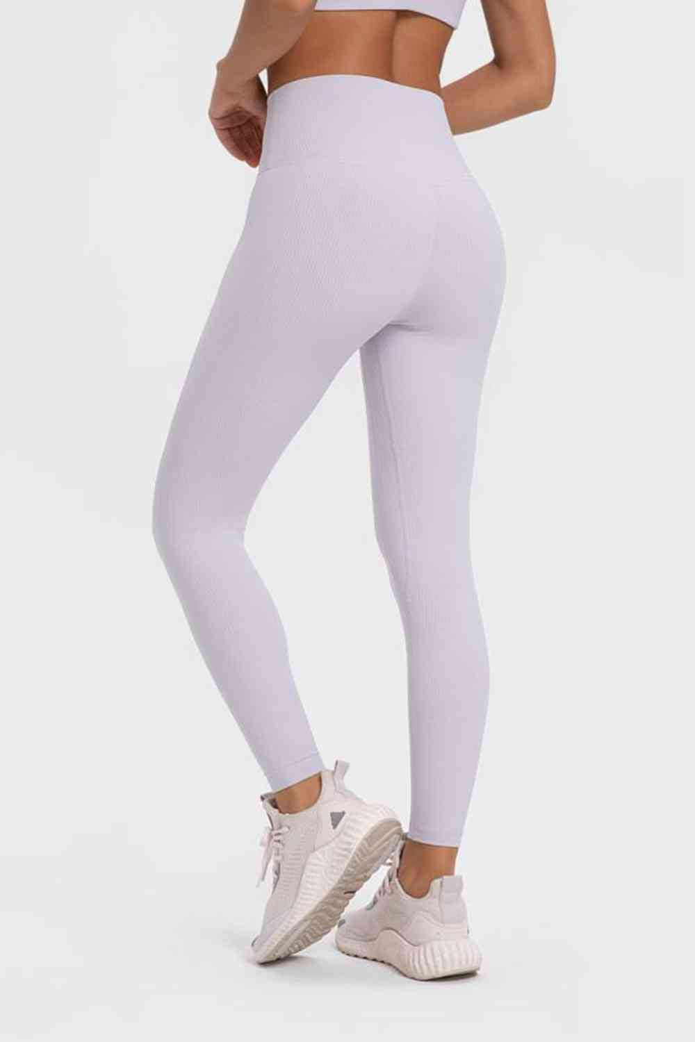 Millennia Highly Stretchy Wide Waistband Yoga Leggings - FitFemme.Shop