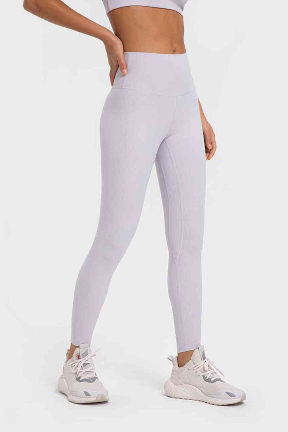 Millennia Highly Stretchy Wide Waistband Yoga Leggings - FitFemme.Shop