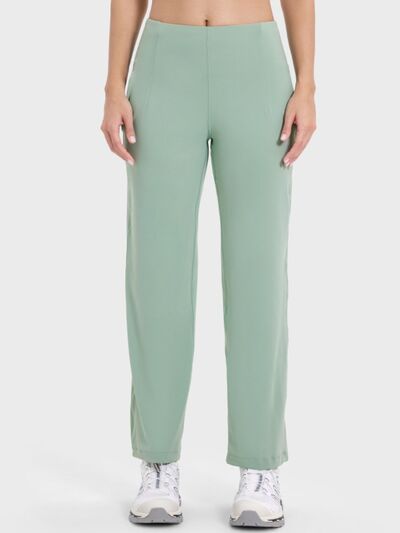 Millennia Pocketed High Waist Active Pants - FitFemme.Shop