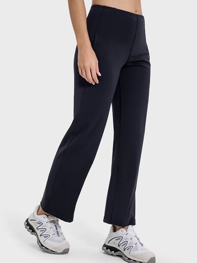 Millennia Pocketed High Waist Active Pants - FitFemme.Shop