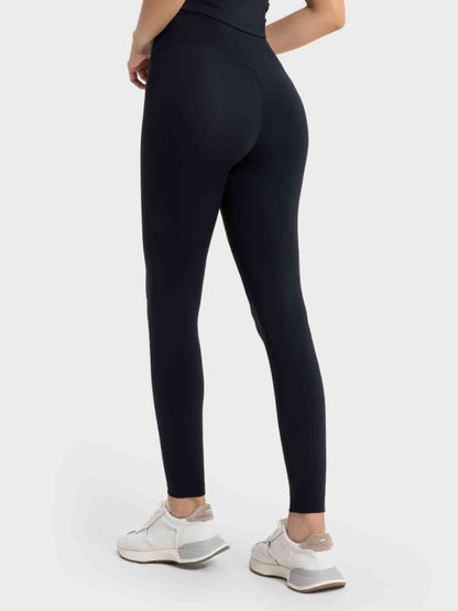 Millennia Wide Waistband Sports Leggings - FitFemme.Shop