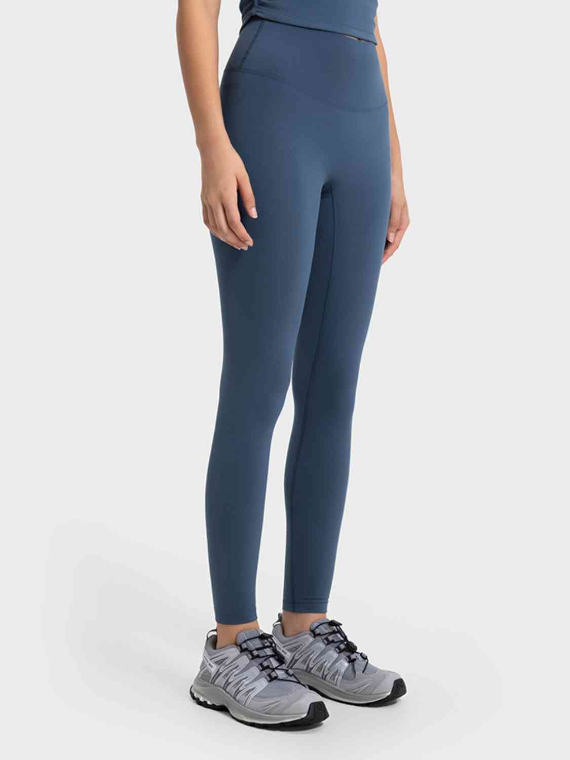 Millennia Wide Waistband Sports Leggings - FitFemme.Shop