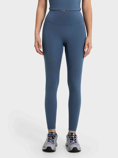 Millennia Wide Waistband Sports Leggings - FitFemme.Shop