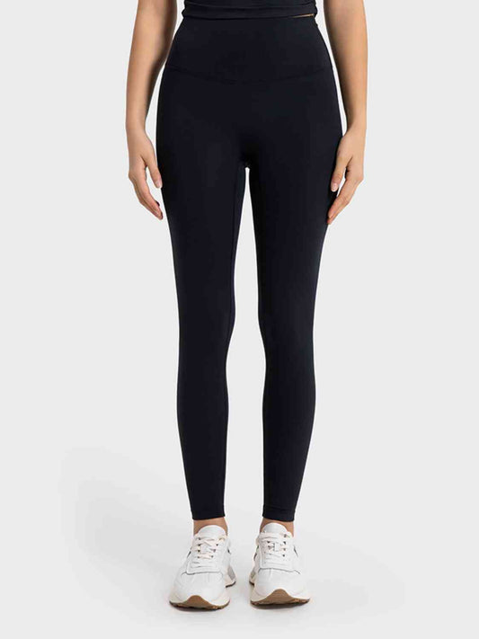 Millennia Wide Waistband Sports Leggings - FitFemme.Shop