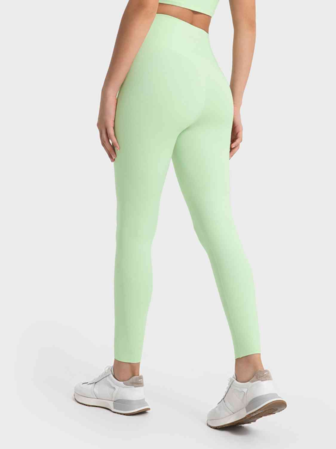 Millennia Wide Waistband Sports Leggings - FitFemme.Shop