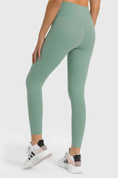 Millennia High Waist Ankle-Length Yoga Leggings - FitFemme.Shop