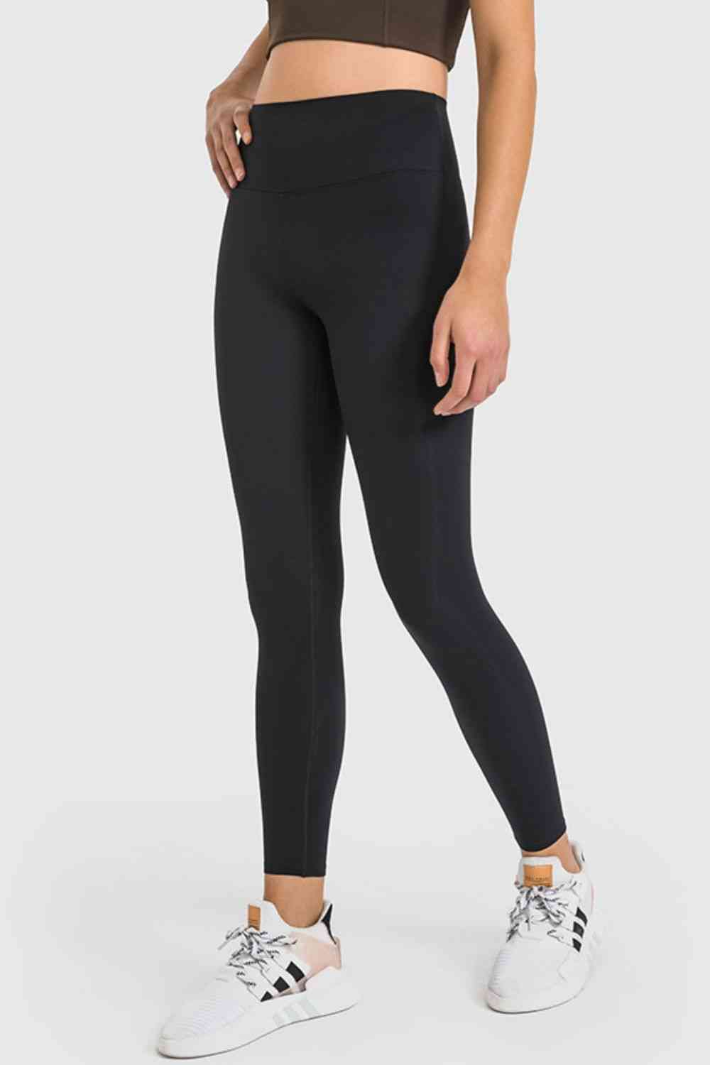 Millennia High Waist Ankle-Length Yoga Leggings - FitFemme.Shop