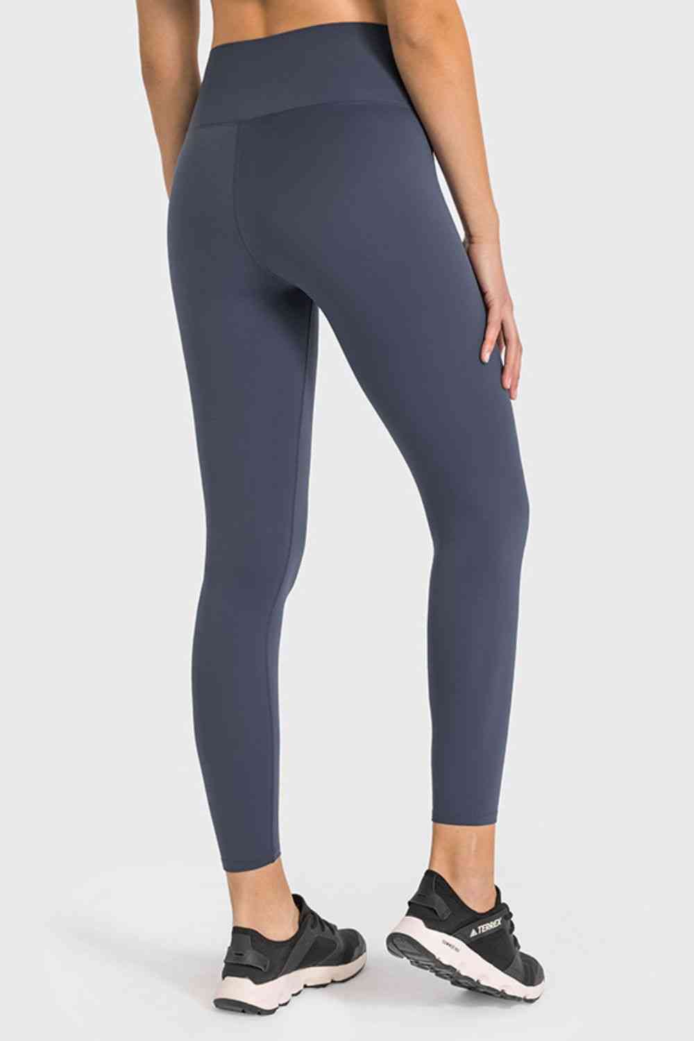 Millennia High Waist Ankle-Length Yoga Leggings - FitFemme.Shop