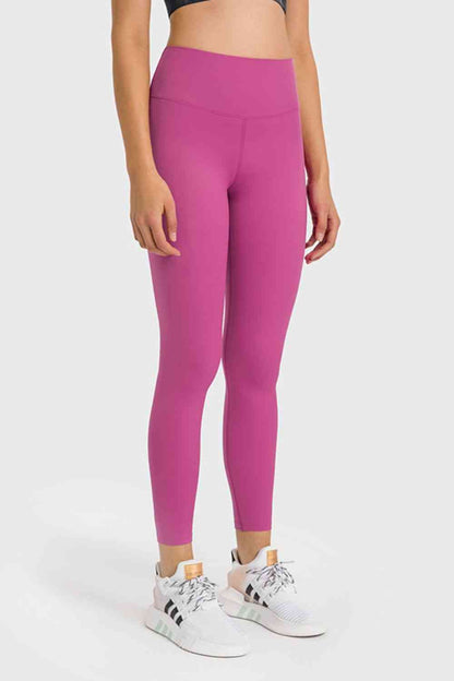 Millennia High Waist Ankle-Length Yoga Leggings - FitFemme.Shop
