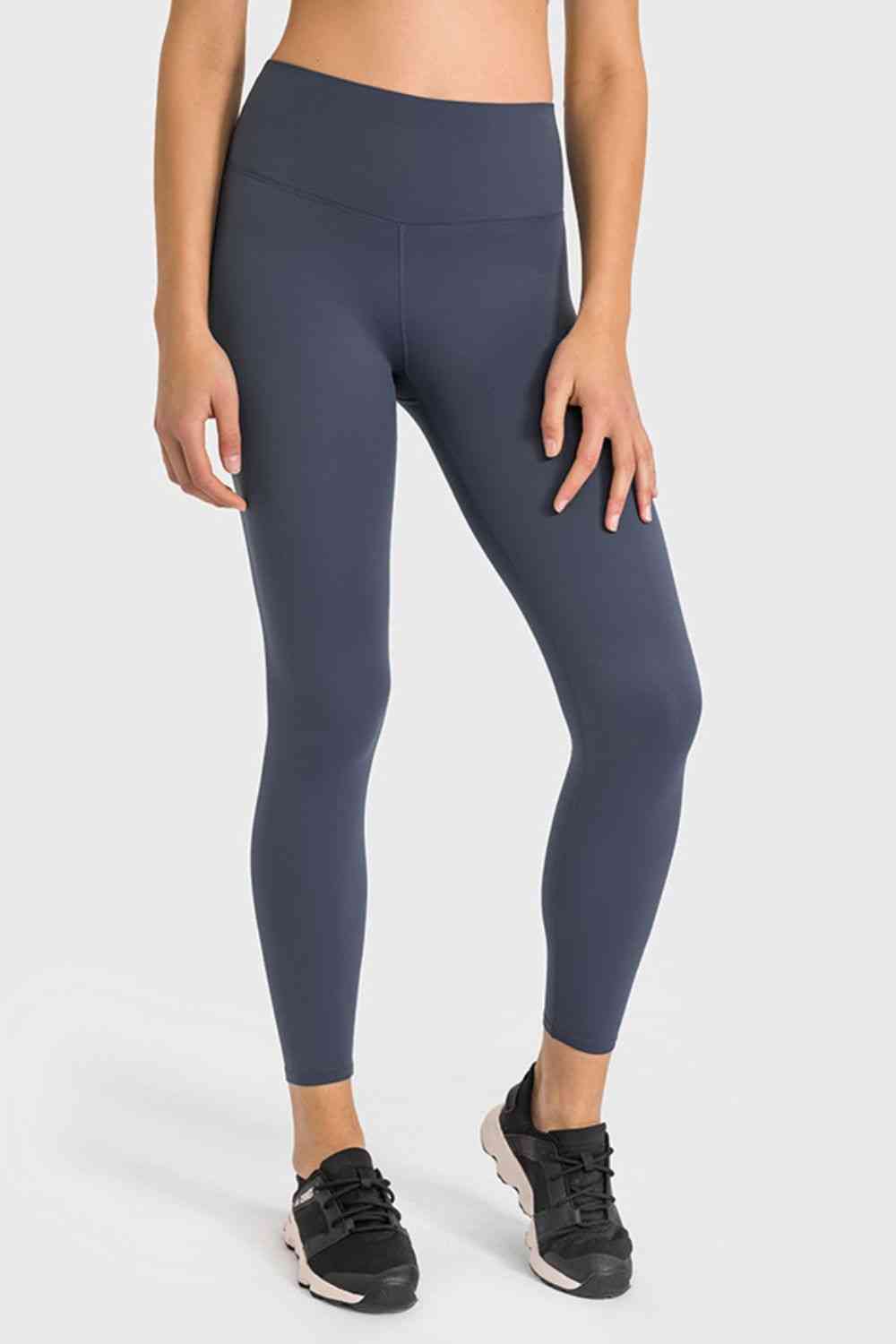 Millennia High Waist Ankle-Length Yoga Leggings - FitFemme.Shop