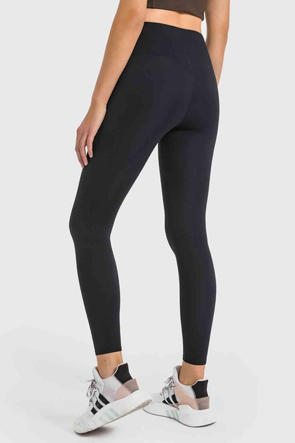Millennia High Waist Ankle-Length Yoga Leggings - FitFemme.Shop
