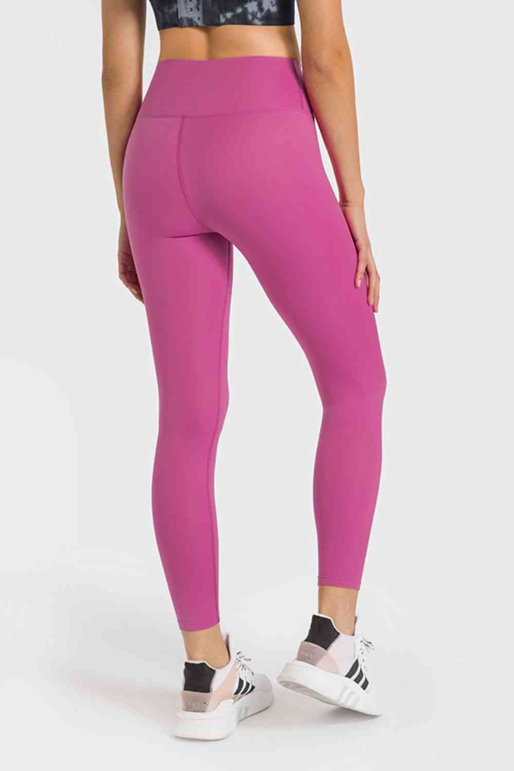 Millennia High Waist Ankle-Length Yoga Leggings - FitFemme.Shop