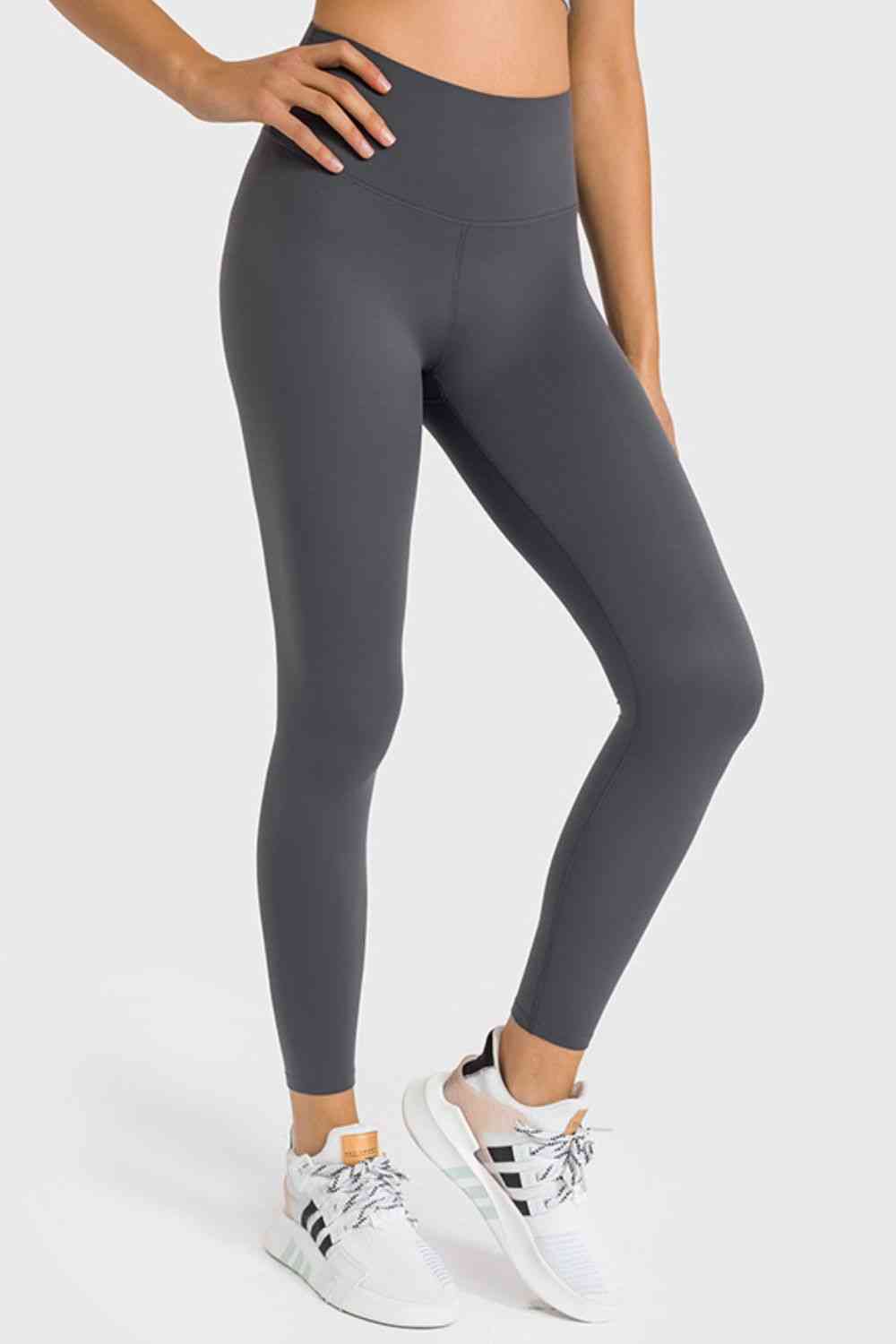 Millennia High Waist Ankle-Length Yoga Leggings - FitFemme.Shop