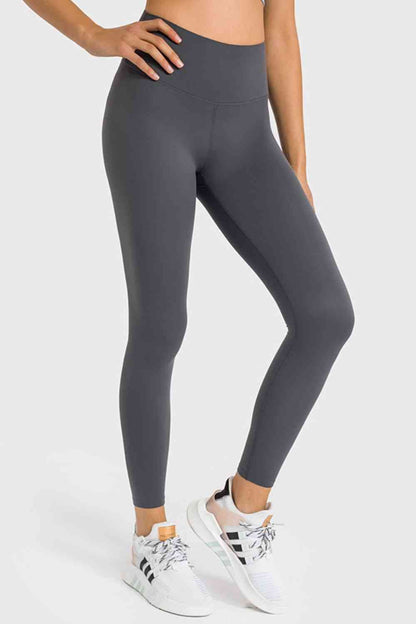 Millennia High Waist Ankle-Length Yoga Leggings - FitFemme.Shop