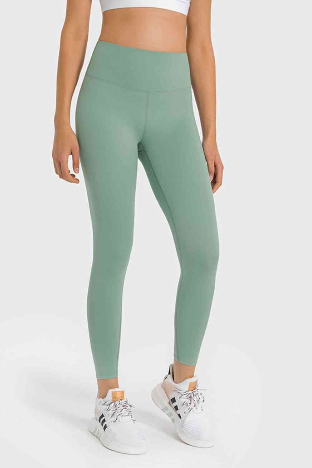Millennia High Waist Ankle-Length Yoga Leggings - FitFemme.Shop
