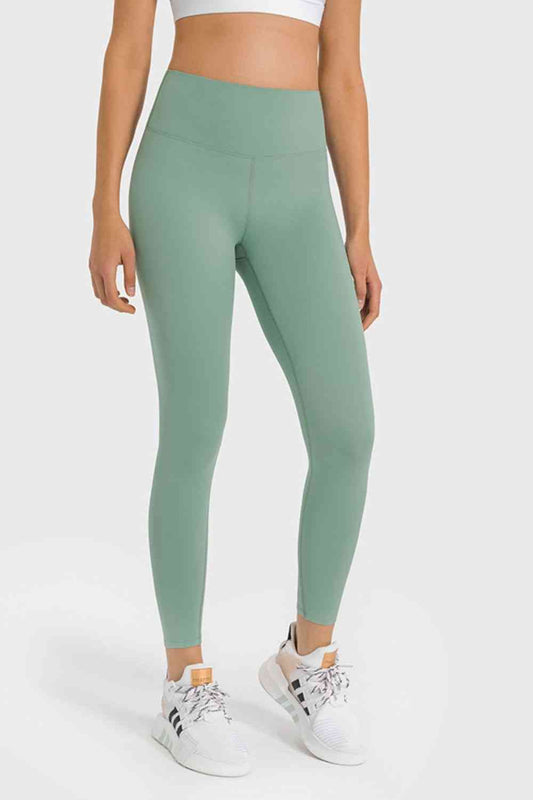 Millennia High Waist Ankle-Length Yoga Leggings - FitFemme.Shop