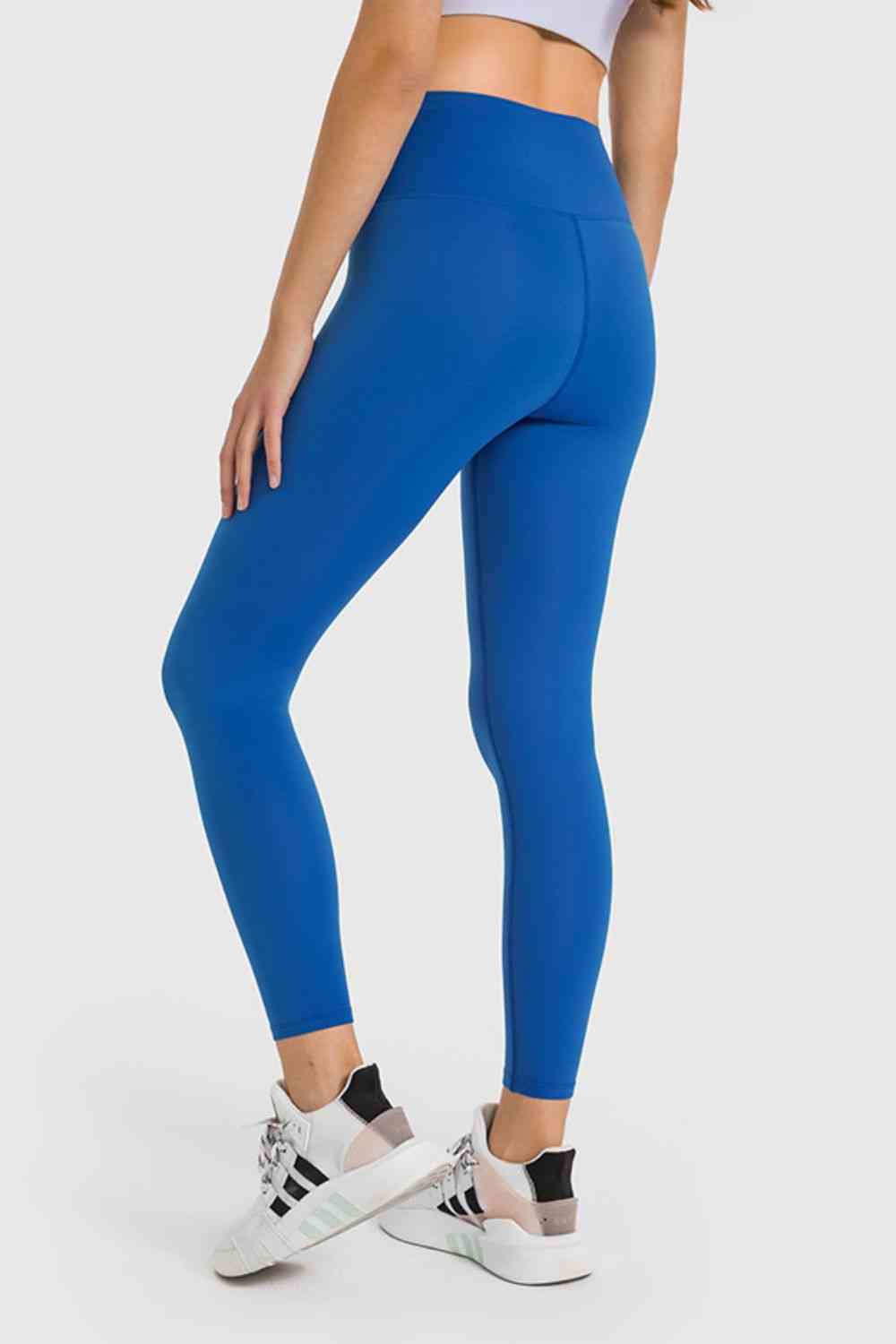 Millennia High Waist Ankle-Length Yoga Leggings - FitFemme.Shop