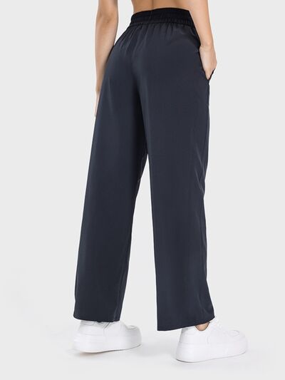 Millennia Drawstring Pocketed Active Pants - FitFemme.Shop
