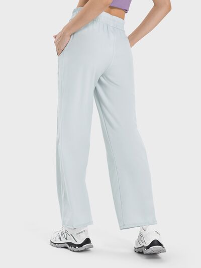 Millennia Drawstring Pocketed Active Pants - FitFemme.Shop