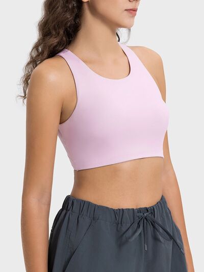 Millennia Cutout Round Neck Active Tank - FitFemme.Shop