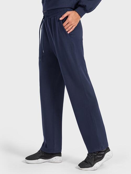 Millennia Drawstring Pocketed Sport Pants - FitFemme.Shop