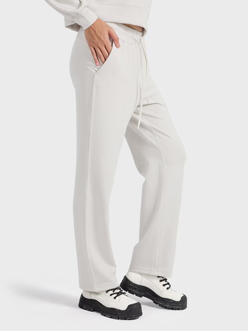 Millennia Drawstring Pocketed Sport Pants - FitFemme.Shop