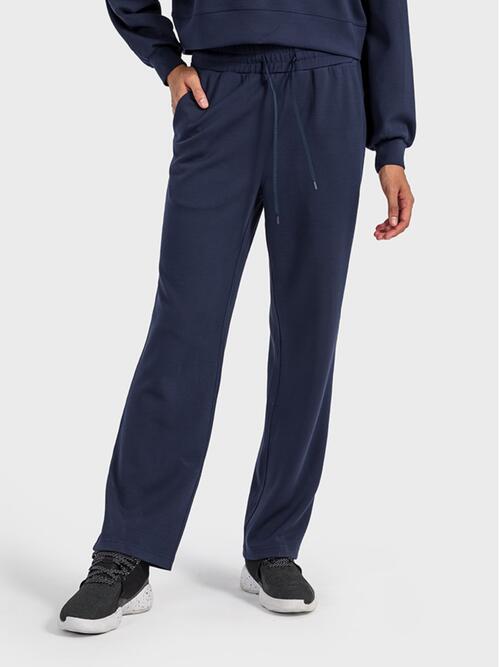 Millennia Drawstring Pocketed Sport Pants - FitFemme.Shop