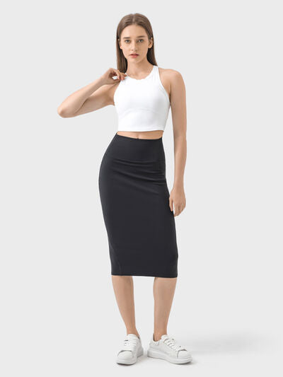 Millennia Slit Wrap Active Skirt - FitFemme.Shop