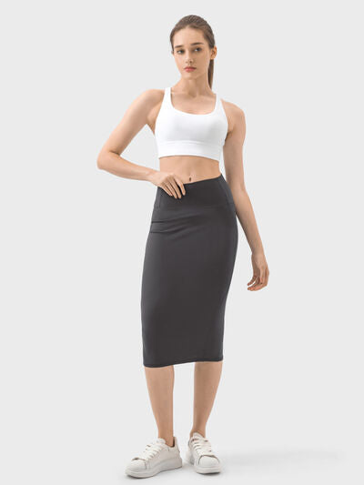 Millennia Slit Wrap Active Skirt - FitFemme.Shop