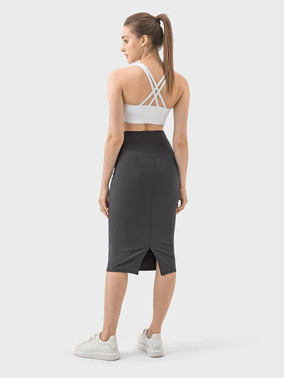 Millennia Slit Wrap Active Skirt - FitFemme.Shop