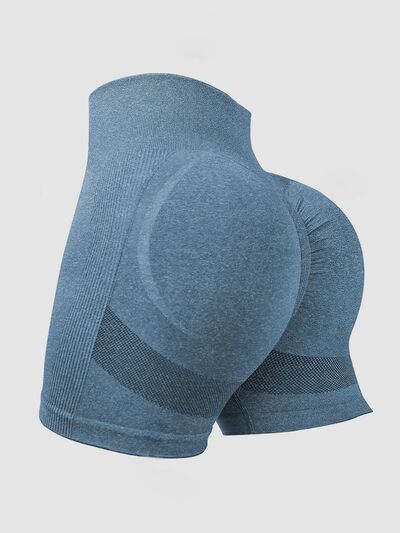 High Waist Active Shorts - FitFemme.Shop