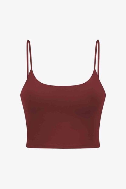 Millennia Feel Like Skin Scoop Neck Sports Cami - FitFemme.Shop