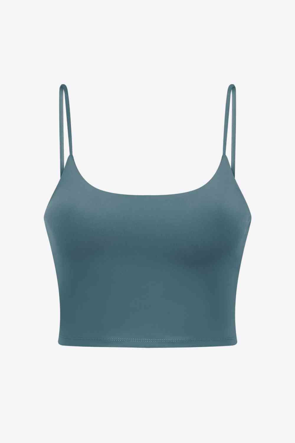 Millennia Feel Like Skin Scoop Neck Sports Cami - FitFemme.Shop