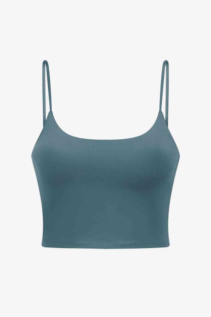 Millennia Feel Like Skin Scoop Neck Sports Cami - FitFemme.Shop