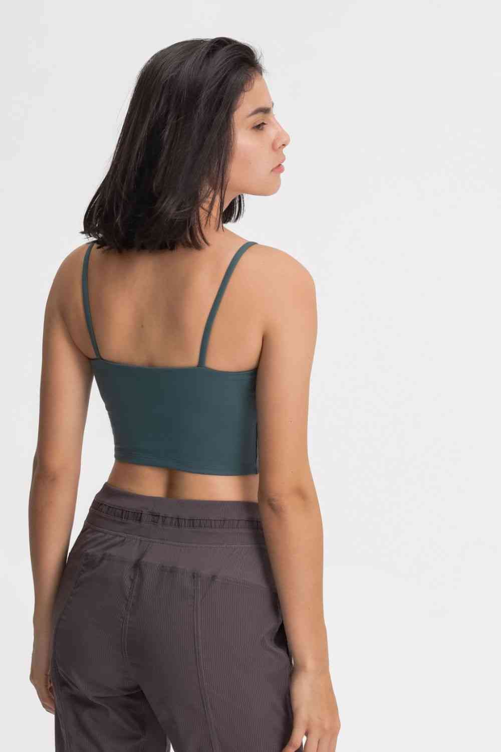 Millennia Feel Like Skin Scoop Neck Sports Cami - FitFemme.Shop