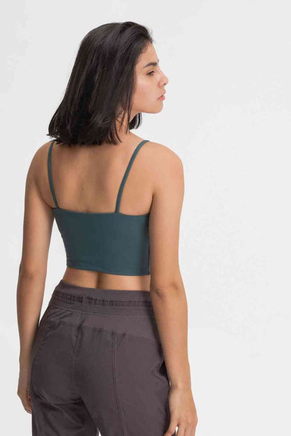 Millennia Feel Like Skin Scoop Neck Sports Cami - FitFemme.Shop