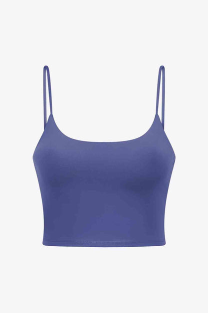 Millennia Feel Like Skin Scoop Neck Sports Cami - FitFemme.Shop
