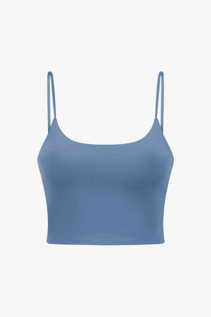 Millennia Feel Like Skin Scoop Neck Sports Cami - FitFemme.Shop