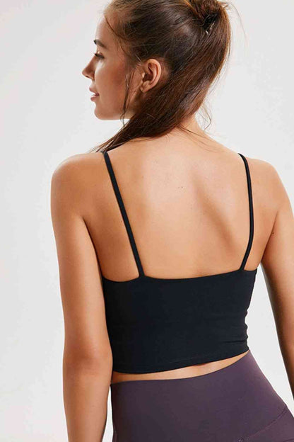 Millennia Feel Like Skin Scoop Neck Sports Cami - FitFemme.Shop