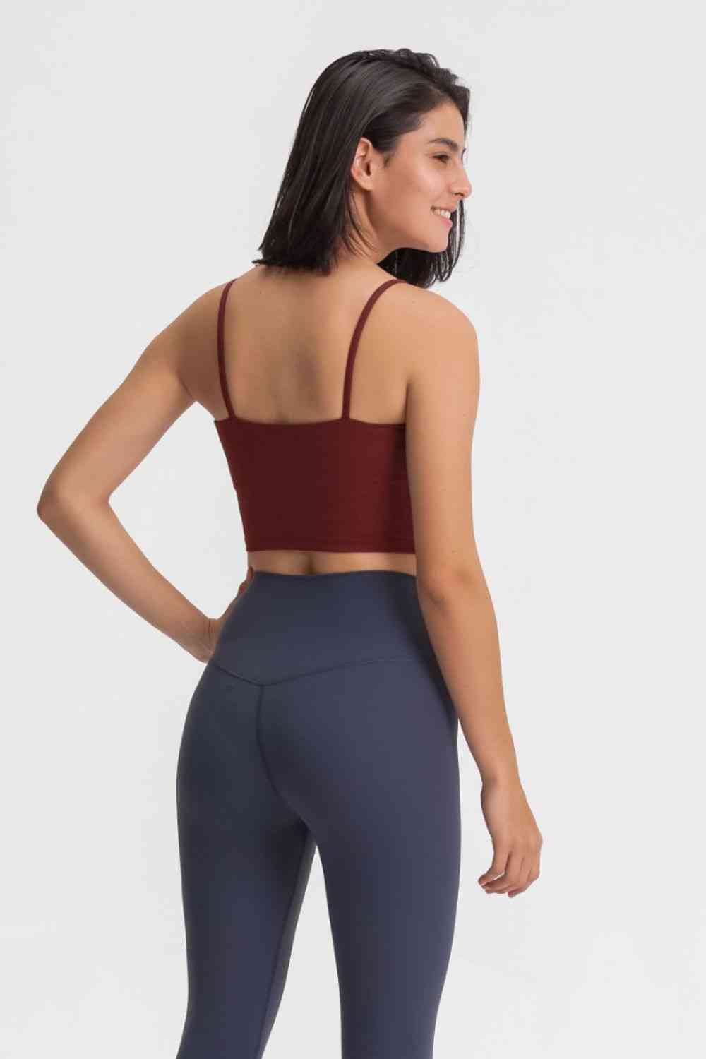 Millennia Feel Like Skin Scoop Neck Sports Cami - FitFemme.Shop