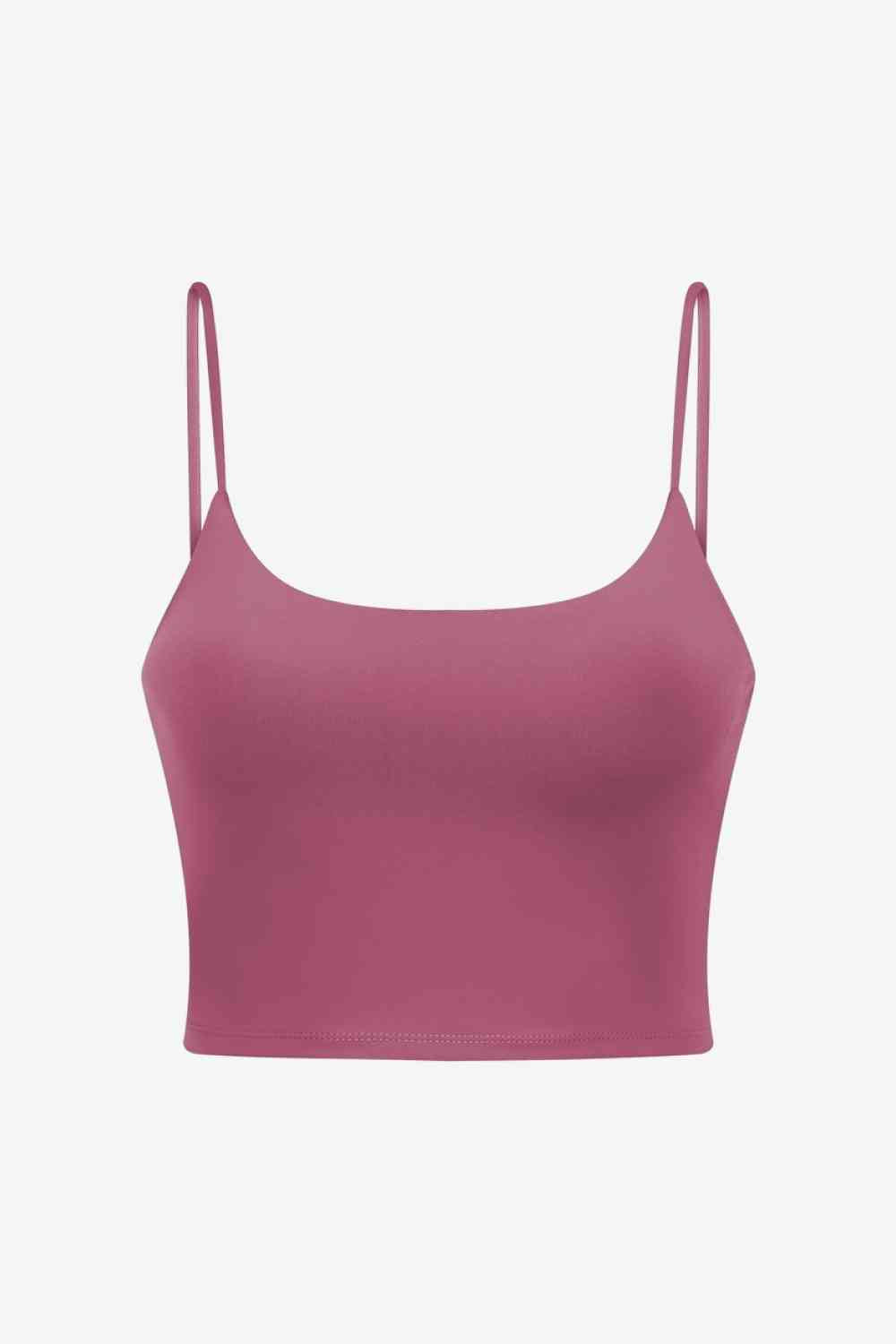 Millennia Feel Like Skin Scoop Neck Sports Cami - FitFemme.Shop