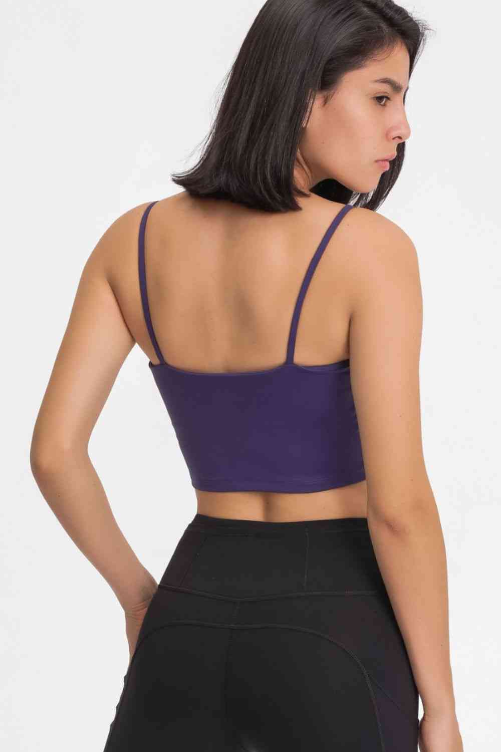 Millennia Feel Like Skin Scoop Neck Sports Cami - FitFemme.Shop