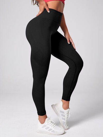 High Waist Active Leggings - FitFemme.Shop