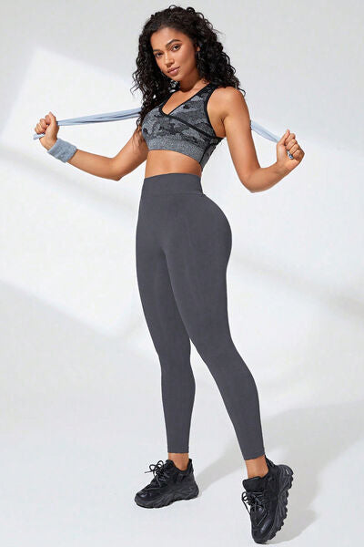 High Waist Active Leggings - FitFemme.Shop