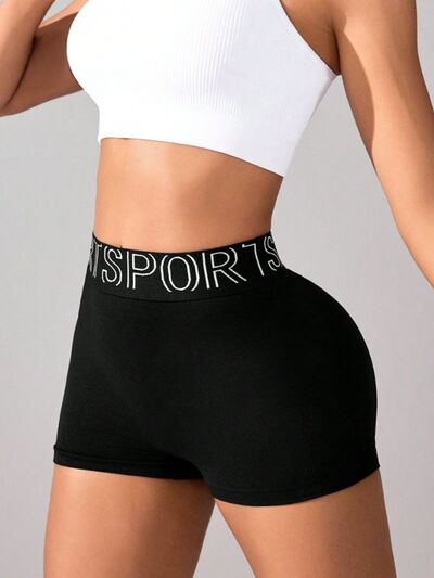 High Waist Active Shorts - FitFemme.Shop
