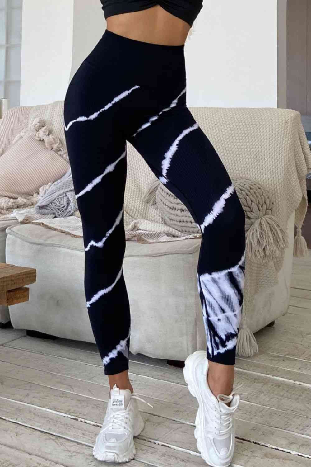 Slim Fit High Waist Long Active Pants - FitFemme.Shop