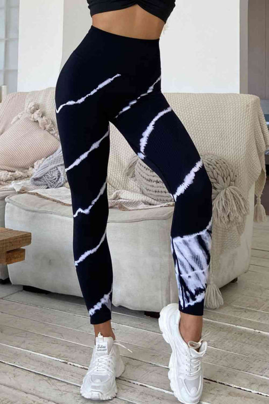 Slim Fit High Waist Long Active Pants - FitFemme.Shop