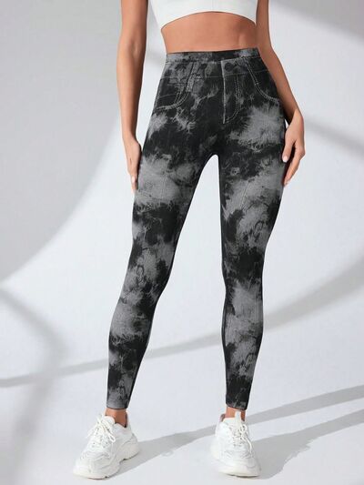 Tie-Dye High Waist Active Leggings - FitFemme.Shop